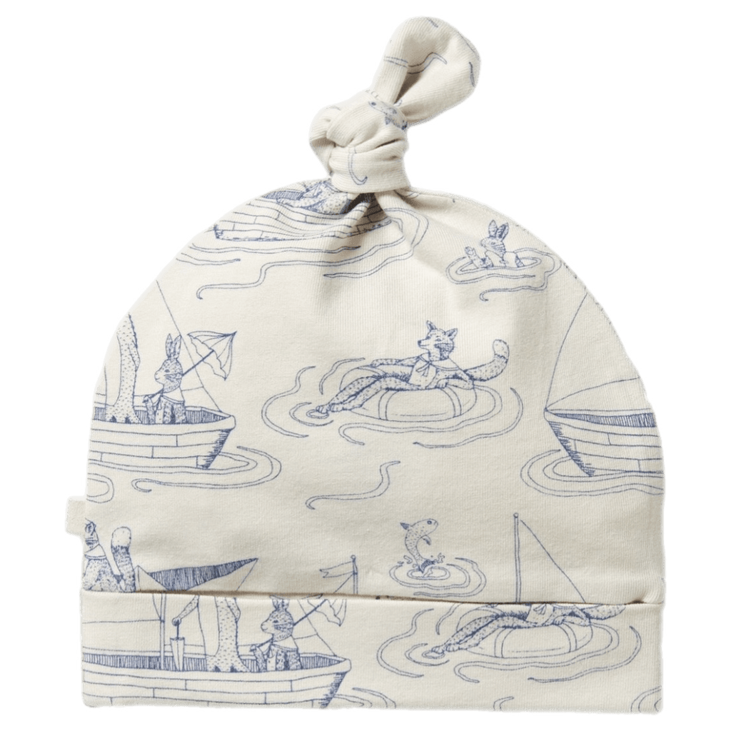 Wilson & Frenchy Newborn to 0-3 Months Knot Hat - Sail Away