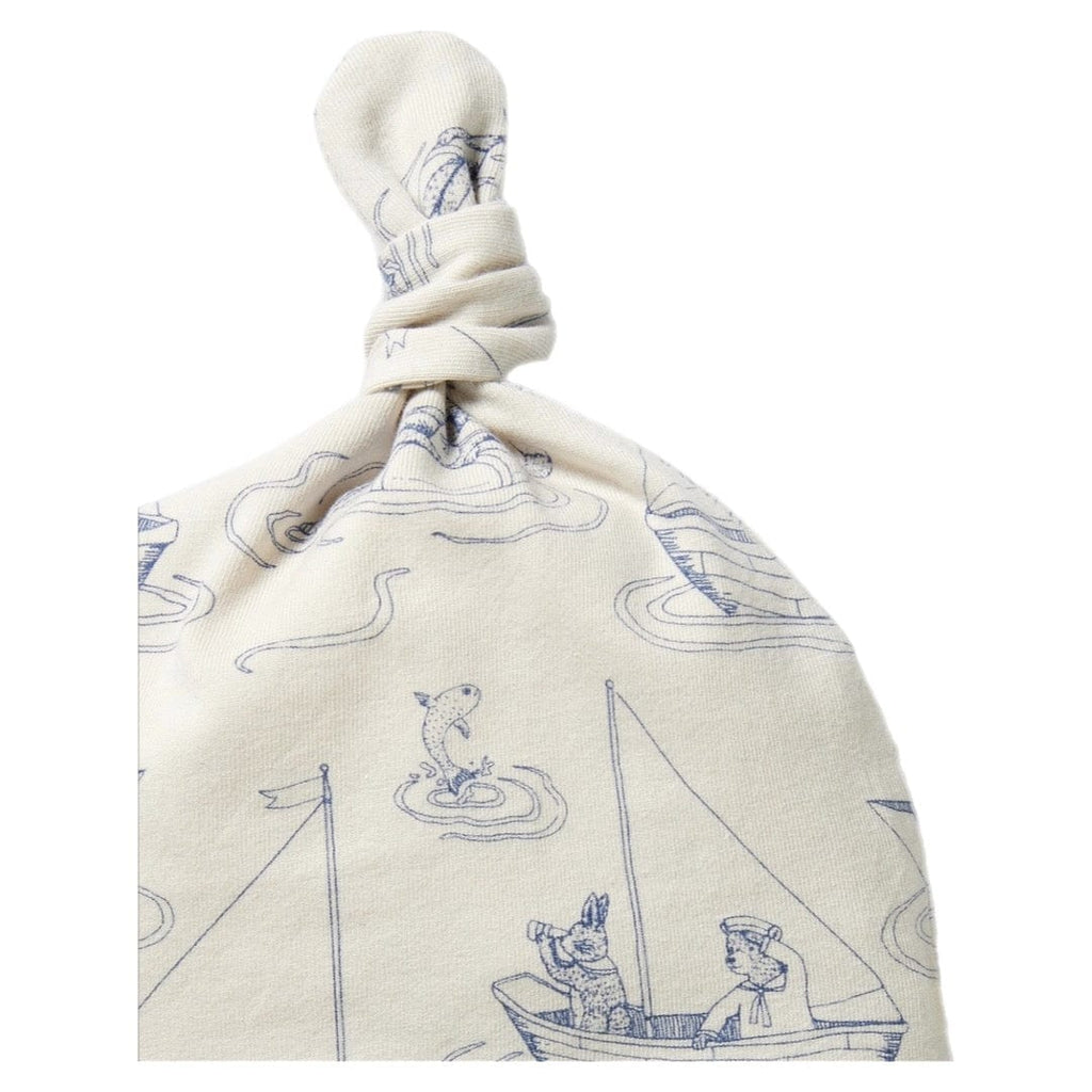 Wilson & Frenchy Newborn to 0-3 Months Knot Hat - Sail Away