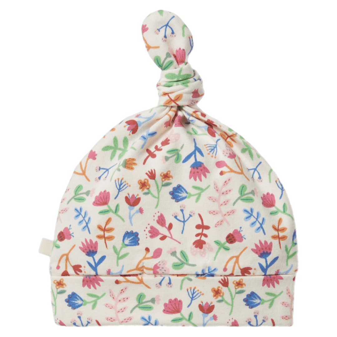 Wilson & Frenchy Newborn to 0-3 Months Knot Hat - Tropical Garden