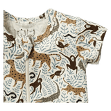 Wilson & Frenchy Newborn to 12-18 Months Boyleg Zipsuit - Mini Jungle