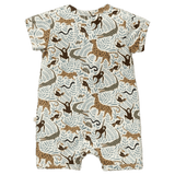 Wilson & Frenchy Newborn to 12-18 Months Boyleg Zipsuit - Mini Jungle