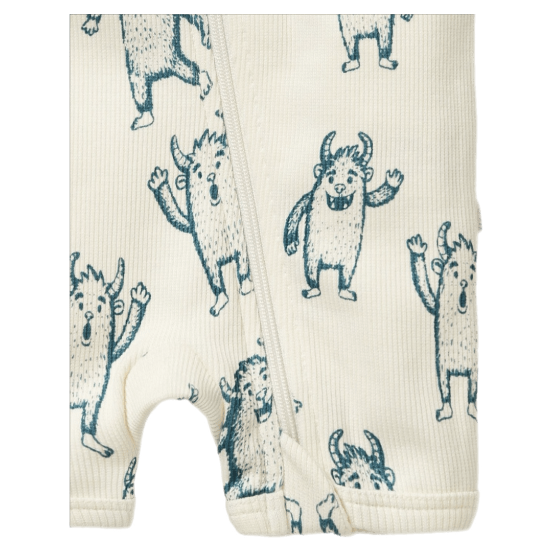 Wilson & Frenchy Newborn to 12-18 Months Boyleg Zipsuit - Yeti