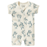Wilson & Frenchy Newborn to 12-18 Months NB Boyleg Zipsuit - Yeti