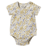 Wilson & Frenchy Newborn to 12-18 Months NB Short Sleeve Bodysuit - Little Meadow
