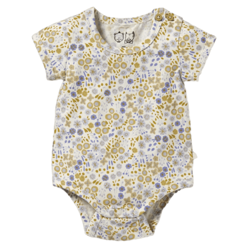 Wilson & Frenchy Newborn to 12-18 Months NB Short Sleeve Bodysuit - Little Meadow