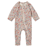 Wilson & Frenchy Newborn to 12-18 Months NB Zipsuit with Feet - Summer Bloom