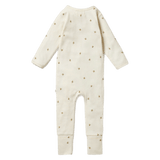 Wilson & Frenchy Newborn to 12-18 Months Zipsuit with Feet - Bee Mine