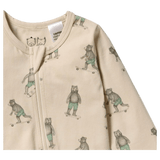 Wilson & Frenchy Newborn to 12-18 Months Zipsuit with Feet - Skater Club