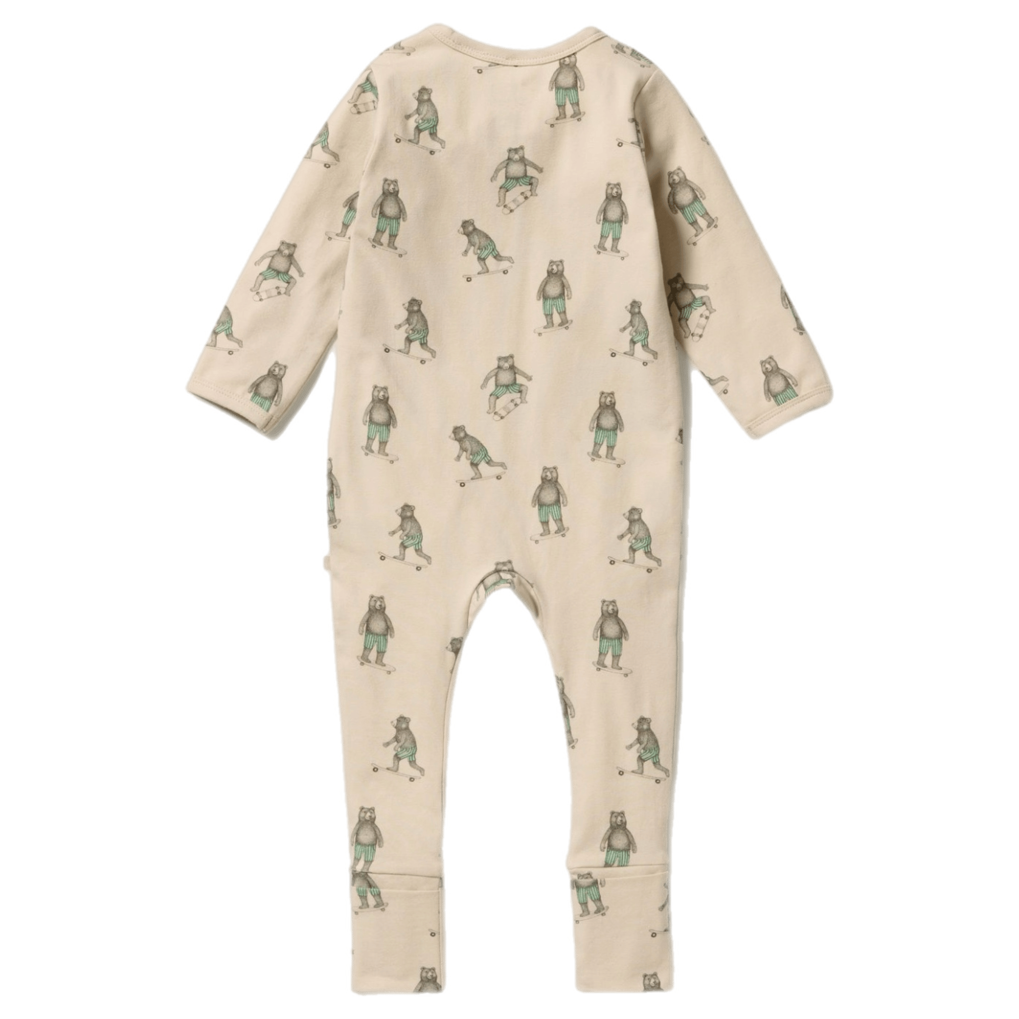 Wilson & Frenchy Newborn to 12-18 Months Zipsuit with Feet - Skater Club