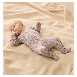 Wilson & Frenchy Newborn to 12-18 Months Zipsuit with Feet - Summer Bloom