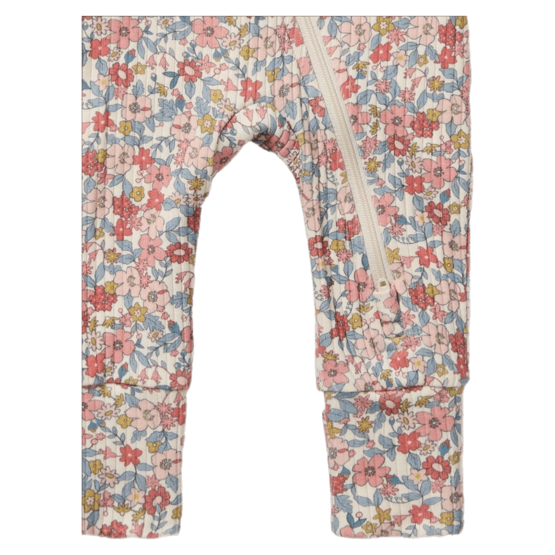 Wilson & Frenchy Newborn to 12-18 Months Zipsuit with Feet - Summer Bloom