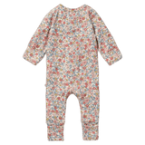 Wilson & Frenchy Newborn to 12-18 Months Zipsuit with Feet - Summer Bloom