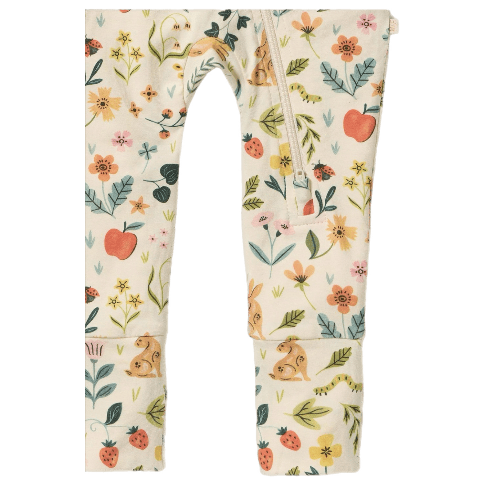 Wilson & Frenchy Newborn to 12-18 Months Zipsuit with Feet - Summer Garden