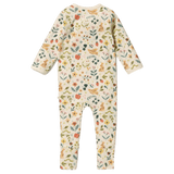 Wilson & Frenchy Newborn to 12-18 Months Zipsuit with Feet - Summer Garden