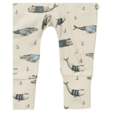 Wilson & Frenchy Newborn to 12-18 Months Zipsuit with Feet - Woolly Whales