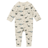 Wilson & Frenchy Newborn to 12-18 Months Zipsuit with Feet - Woolly Whales
