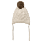 Wilson & Frenchy Newborn to 3-6 Months Knitted Bubble Bonnet - Cream