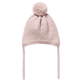 Wilson & Frenchy Newborn to 3-6 Months Knitted Bubble Bonnet - Marshmallow