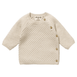 Wilson & Frenchy Newborn to 3-6 Months Knitted Bubble Kimono Cardigan - Cream