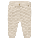 Wilson & Frenchy Newborn to 3-6 Months Knitted Bubble Legging - Cream