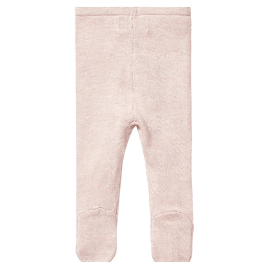 Wilson & Frenchy Newborn to 6-12 Months Knitted Legging with Feet - Pink