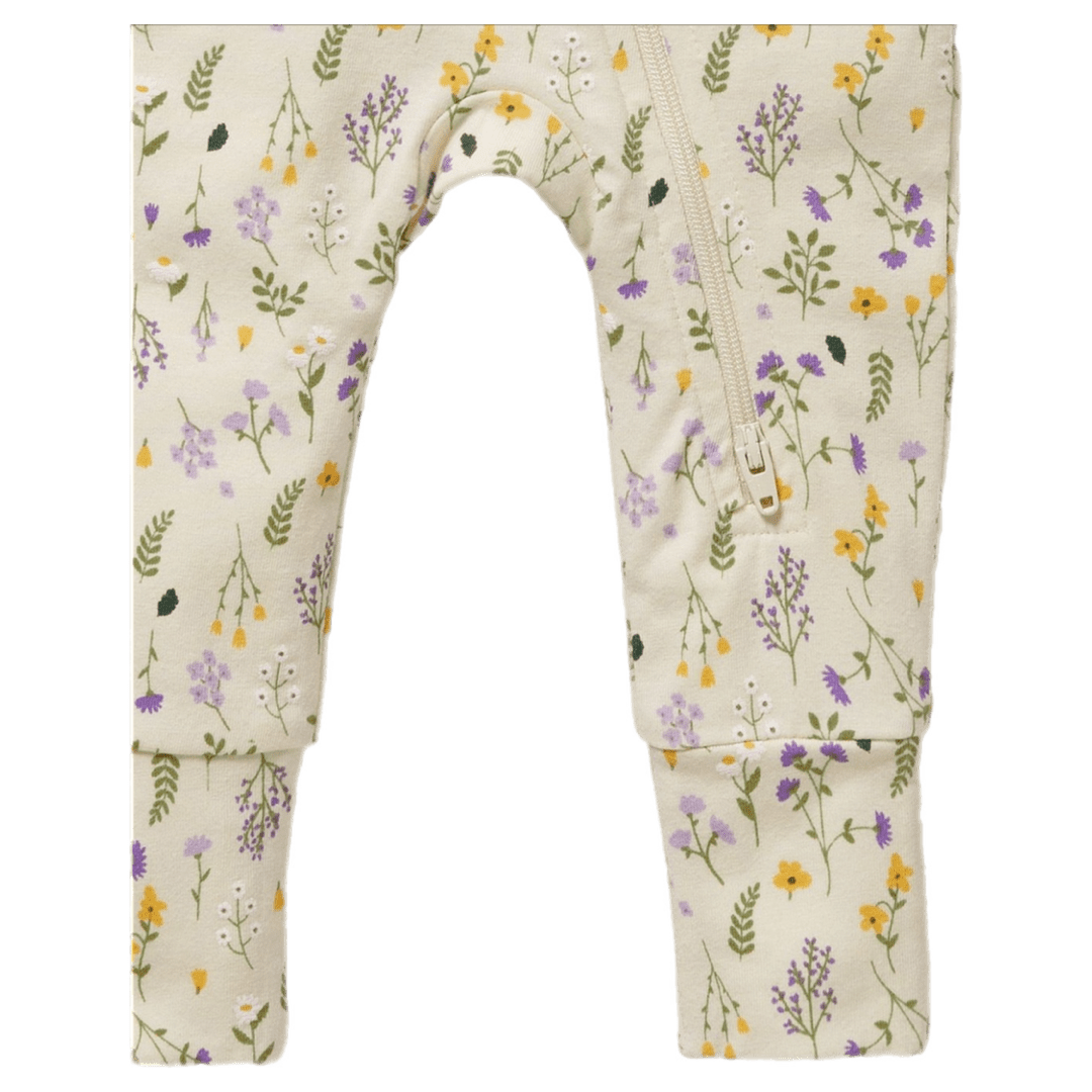 Wilson & Frenchy Newborn to 6-12 Months Zipsuit with Feet - Bella Floral