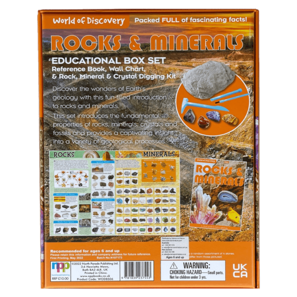 World of Discovery 6 Plus Rocks and Minerals Box Set