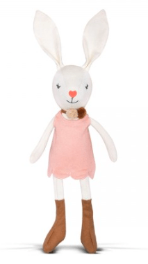 Apple Park Birth Plus Organic Knit Bunny - Charlotte
