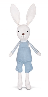 Apple Park Birth Plus Organic Knit Bunny - Finn