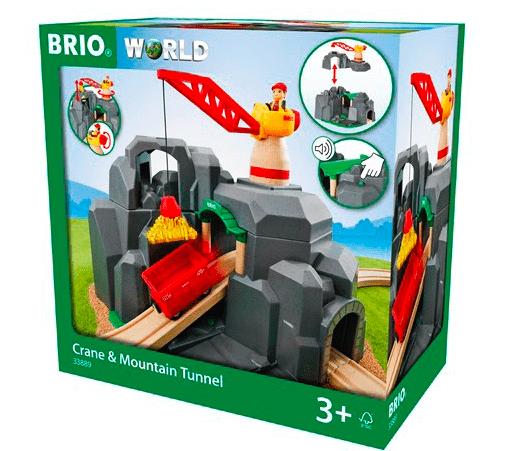 Brio 3 Plus Crane & Mountain Tunnel