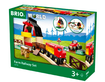 Brio 3 Plus Farm Railway Set 20 Pieces