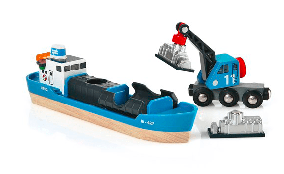 Freight Ship and Crane