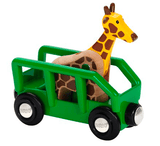 Brio 3 Plus Giraffe and Wagon 2 Pieces