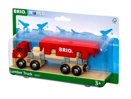 Brio 3 Plus Lumber Truck - 6 Pieces