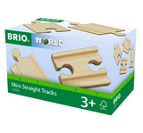 Brio 3 Plus Mini Straight Track - 4 Pieces