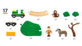 Brio 3 Plus Safari Railway Set