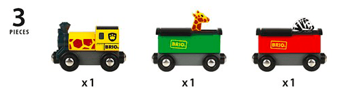 Brio 3 Plus Safari Train