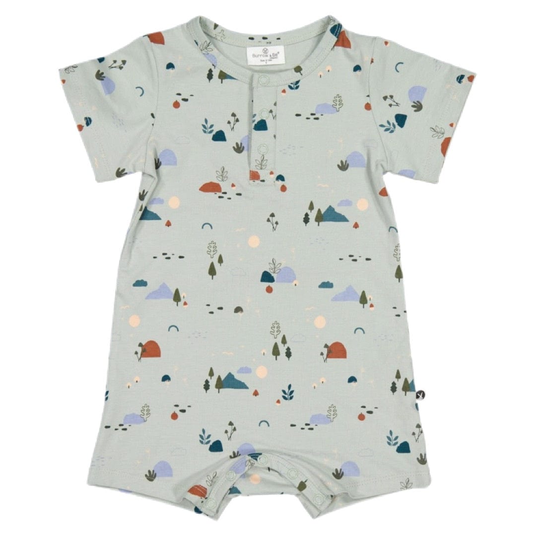 Burrow & Be 0-3 Months to 1 Yr Alex Romper - Garden Treasures