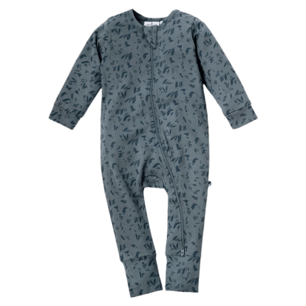 Burrow & Be 0-3 Months to 1 Yr Zip Suit Long Sleeve - Marks