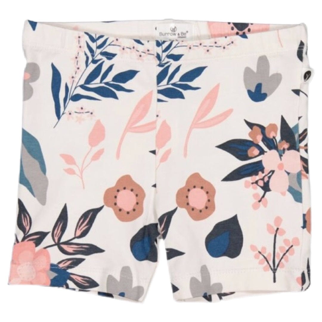 Burrow & Be 0-3 Months to 5 Years Bike Shorts - Pink Clementine