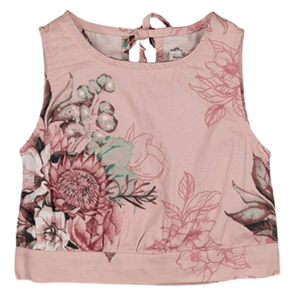 Burrow & Be 00 to 4 Fleur Singlet - Tropical Bouquet