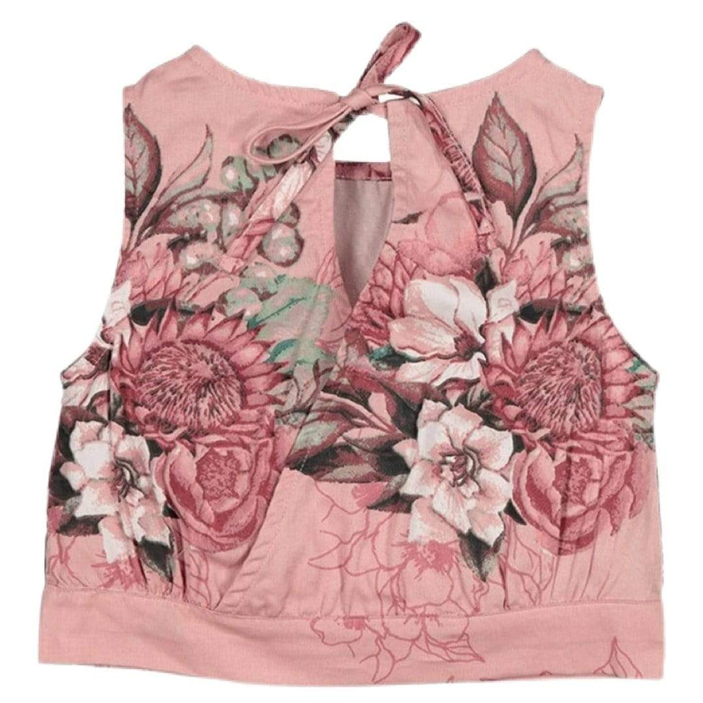 Burrow & Be 00 to 4 Fleur Singlet - Tropical Bouquet