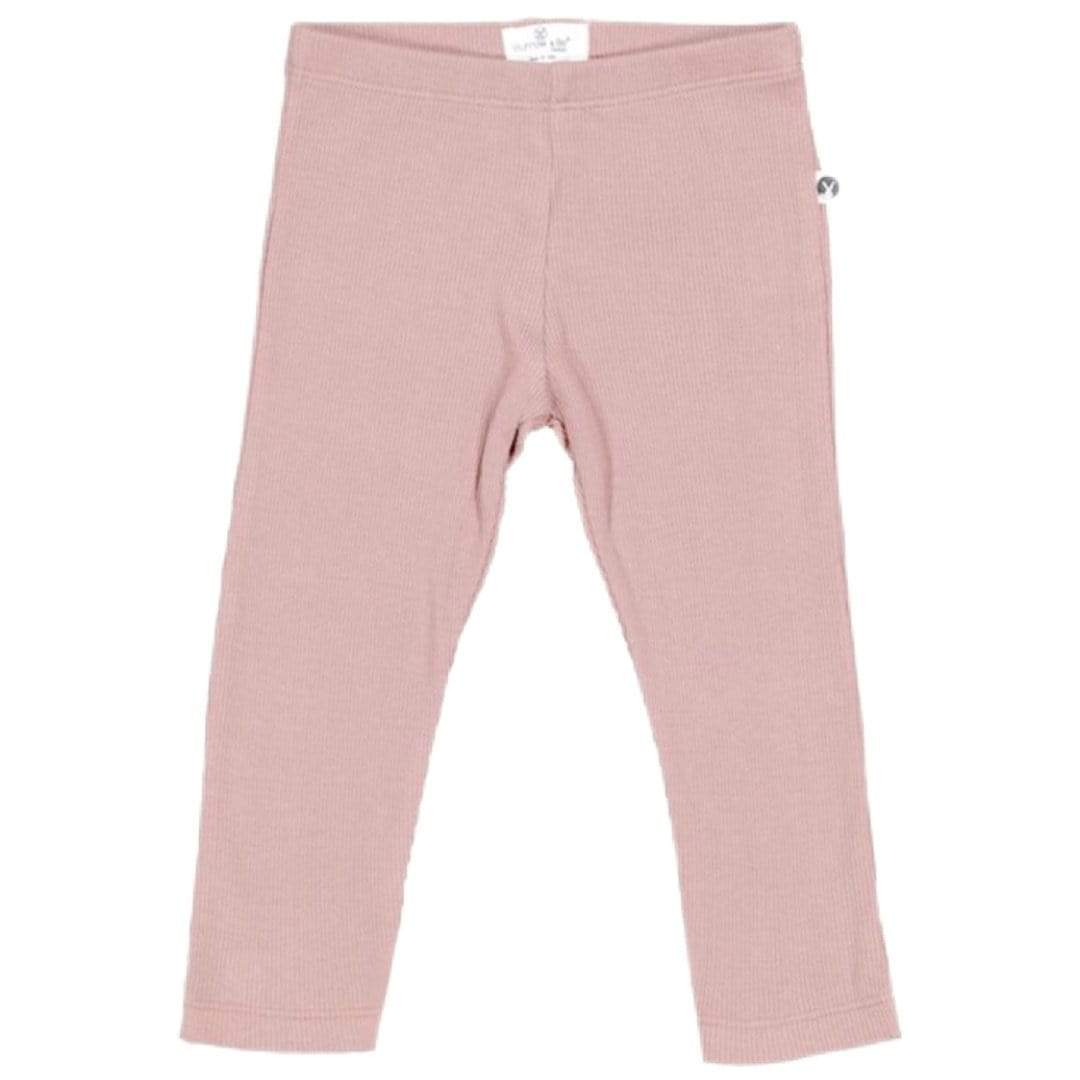 Burrow & Be 000 to 1 Rib Leggings - Dusty Rose