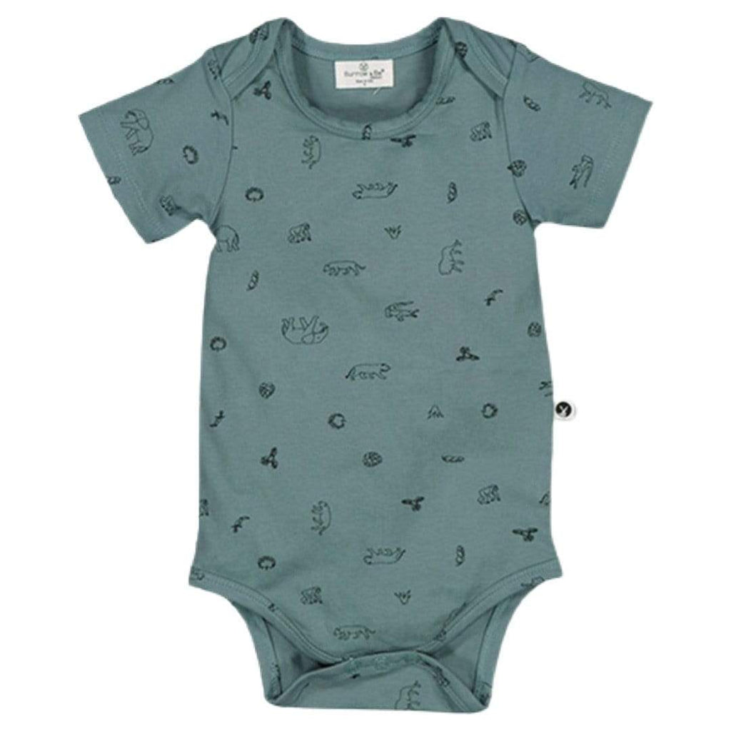 Burrow & Be 000 to 1 T-Shirt Onsie - Junglette