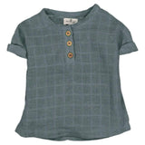 Burrow & Be 000 to 4 Jasper Short Sleeve Tee - Storm