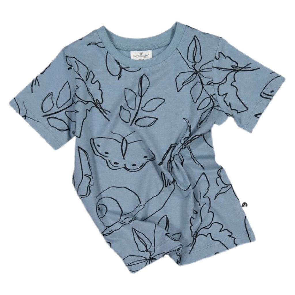 Burrow & Be 3-6 Months to 5Y Classic Short Sleeve Tee - Giant Bugs