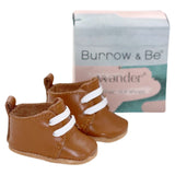 Burrow & Be 3 Plus Doll Shoes - Tan Boots