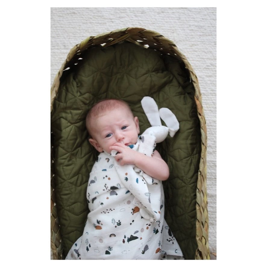 Burrow & Be Birth Plus Bunny Comforter - Garden Treasures
