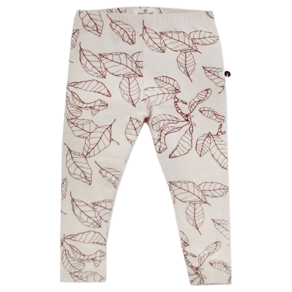 Burrow & Be Newborn to 1 Year Leggings - Leaves