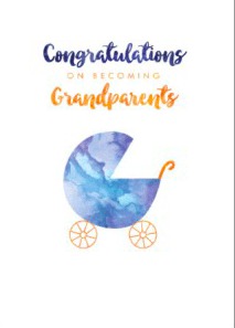 Greeting Card - Congrats Grandparents